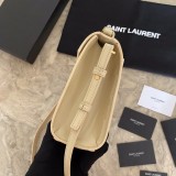 Saint Laurent Original Monogram All Over Small Satchel In Suede bag MTX2170107