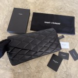 Saint Laurent Original Clutch In Quilted Grain Leather 655004 MTX2180306