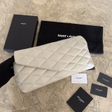 Saint Laurent Original Clutch In Quilted Grain Leather 655004 MTX2180306