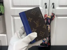 Louis vuitton original Damier Graphite and Epi Brazza wallet MX2180804