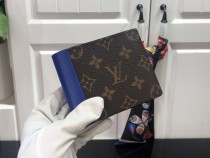 Louis vuitton original Damier Graphite and Epi Brazza wallet MX2180802