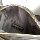 Channnel 2 colors Original Leather Long Chain Shoulder Handbag DJ2181311