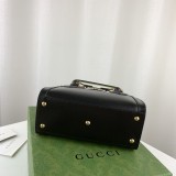 Guccii 6 colors frame print leather top handle bag EY2190308