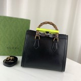 Guccii 3 colors frame print leather top handle bag EY2190307