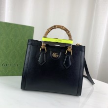 Guccii 3 colors frame print leather top handle bag EY2190307