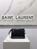 Saint Laurent Original kate Small with tassel in Embossed crocodle shiny leather MTX211004