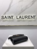 Saint Laurent Original kate Small with tassel in Embossed crocodle shiny leather MTX211004