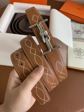 Hermes original belt 2 colors 3.2cm MJ21101308