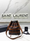 Saint Laurent Original Monogram All Over Bucket Bag In Suede bag MTX21102005