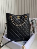 Chanel 2 colors Original Leather Long Chain Shoulder Handbag DJ21120905