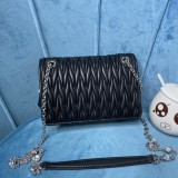 Miu Miuu original NAPPA CRISTAL 19CM shoulder bag JPH22030102