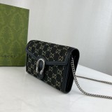 Guccii Dionysus GG velvet small shoulder bag EYZ22040909