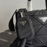 Prada original Saffiano Leather Mini Bag 1B308 XM22042502