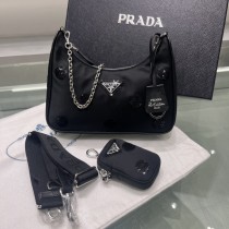 Prada original Saffiano Leather Mini Bag XM22042505