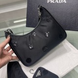 Prada original Saffiano Leather Mini Bag XM22042505