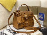 MCM 2 colors Patricia Satchel in Visetos 22042909