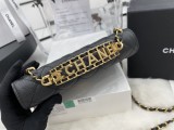 Channnel 4 colors Original Leather Long Chain Shoulder Handbag DJ22050501