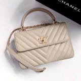 Channnel 4 colors Original Leather Long Chain Shoulder Handbag SL22061305