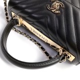 Channnel 4 colors Original Leather Long Chain Shoulder Handbag SL22061305