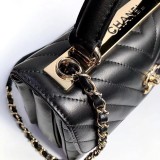 Channnel 4 colors Original Leather Long Chain Shoulder Handbag SL22061305