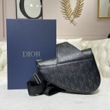 Dior 3 colors saddle calfskin shoulder bag EY22062201