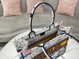 Dior Book Tote bag in embroidered leatho canvas EY22062205