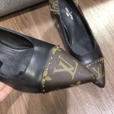 Louis Vuitton women high heel 6.5cm shoes HG22081402