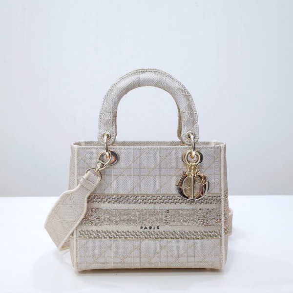 Dior Original Lady D-lite with embroidery DMZ22090907