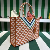 Prada Book Tote bag in embroidered leatho HG22090918