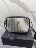 Saint Laurent Original Monogram All Over Small Satchel In Suede bag MTX22092202