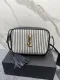 Saint Laurent Original Monogram All Over Small Satchel In Suede bag MTX22092202