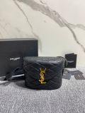 Saint Laurent Original Monogram All Over Small Satchel In Suede bag MTX22092204