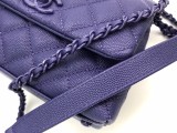 Channnel 2 colors Original Leather Long Chain Shoulder Handbag SL22102502