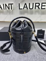 Saint Laurent Original Monogram All Over Bucket Bag In Suede bag  MTX22102521