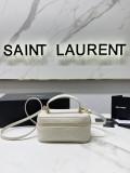 Saint Laurent Original Monogram All Over Small Satchel In Suede bag MTX22102520