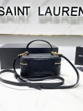 Saint Laurent Original Monogram All Over Small Satchel In Suede bag MTX22102520