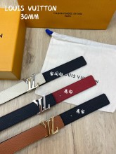 Louis Vuitton original belt 3 colors 30mm MJ22102709