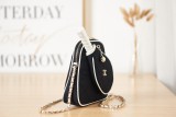 Channnel 5 colors Original canvas Long Chain Shoulder Handbag DJ22102802