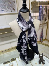 Chanel Scarf 110-190CM Silk AN22110215