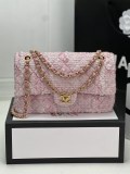 Channnel 5 colors Original canvas Long Chain Shoulder Handbag DJ22111502