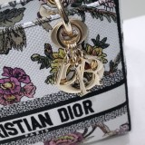 Dior Original Lady D-lite with embroidery DMZ23022207