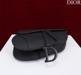 Dior 3 colors saddle calfskin shoulder bag DMZ23022205