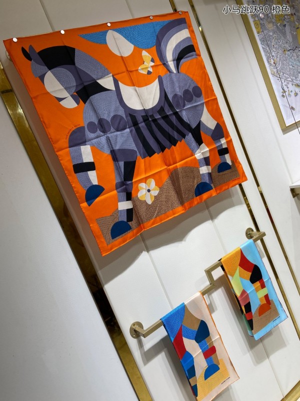 Hermes Scarf 90-90CM Silk AN23032112