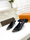 Louis Vuitton women high heel 5.5cm shoes HG23042105