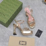 Gucci women high heel 11cm shoes HG23070710