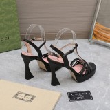 Gucci women high heel 11cm shoes HG23070710