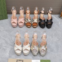 Gucci women high heel 14cm shoes HG23070712