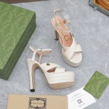 Gucci women high heel 14cm shoes HG23070712