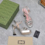 Gucci women high heel 11cm shoes HG23070710