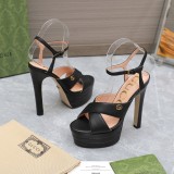Gucci women high heel 14cm shoes HG23070712